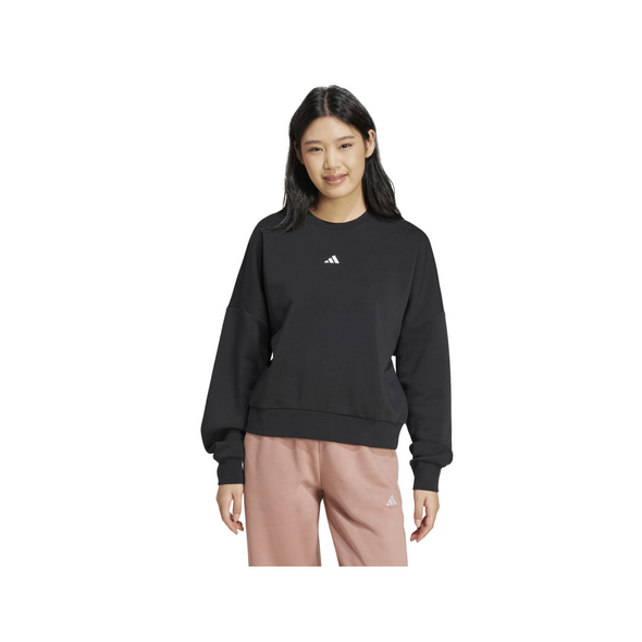 Adidas Womens Small Logo Feel Cozy Sweat Crew