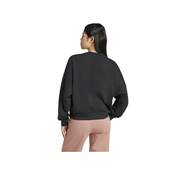 Adidas Womens Small Logo Feel Cozy Sweat Crew
