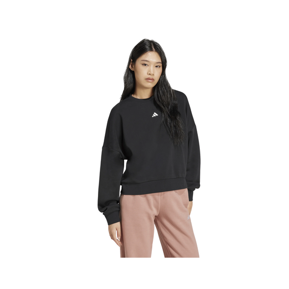 Adidas Womens Small Logo Feel Cozy Sweat Crew