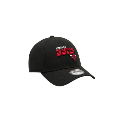 New Era 9Forty NBA Strike Through Snapback Chicago Bulls