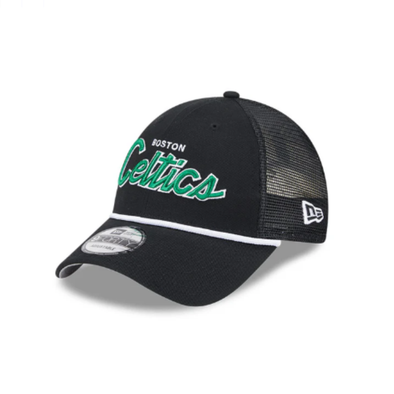 New Era 9Forty Trucker NBA Team Script Boston Celtics
