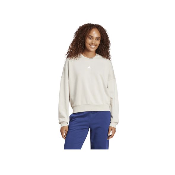 Adidas Womens Small Logo Feel Cozy Sweat Crew