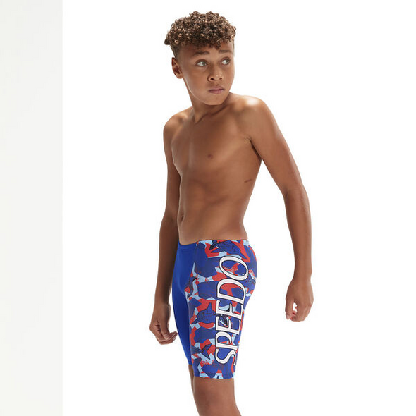 Speedo Boys Placement V-Cut Digital Jammer